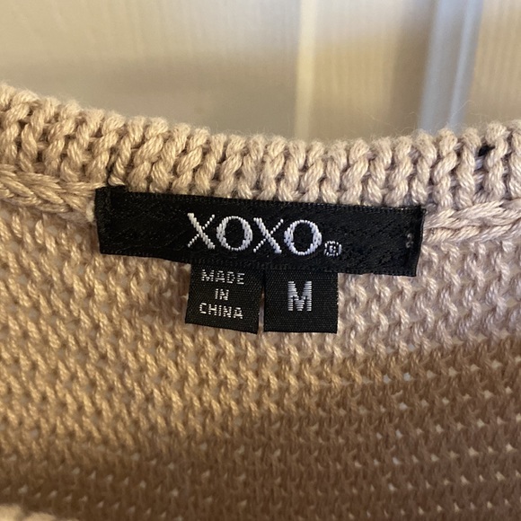 XOXO Taupe Sweater Dress Size Medium - Picture 5 of 5